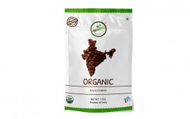 Orgabite Organic Kala Chana   Pack  1 kilogram